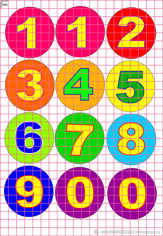 Любой от 1 до 12. Цветные цифры. Цифры в цветных кружочках. Цифры в цветных кружках. Цифры в цветных квадратиках.