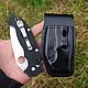Чехол(кобура) для ножа Spyderco Manix 2/Manix 2 XL. Ножи. ShalavinLeatherCraft (dshalavin). Ярмарка Мастеров.  Фото №6