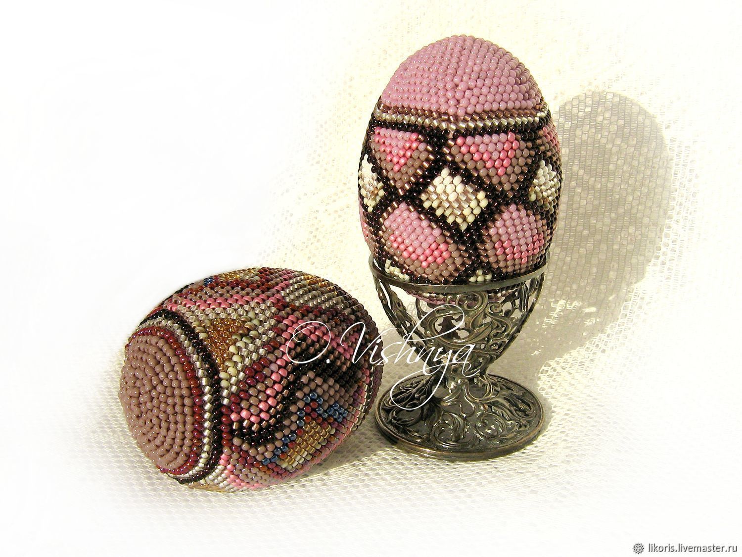 Подарки к пасхе своими natali-fashion.ruьные яйца из бисера | ВКонтакте