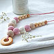 Order Beads for mom juniper, Slingobusy, powdery with beige. LillyShop. Livemaster. . Slingbus Фото №3