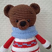 Куклы и игрушки handmade. Livemaster - original item Bear in a sweater. Handmade.