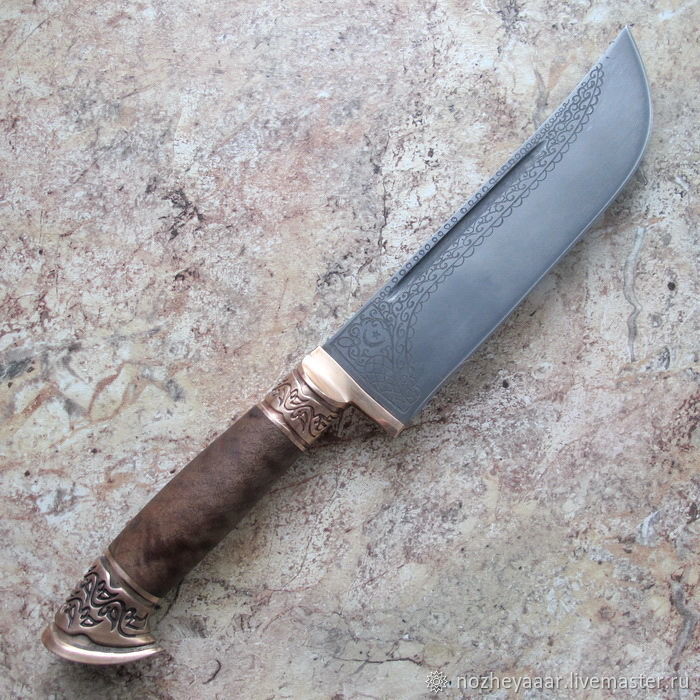 Knife 'Pcac' khh12mf walnut bronze 'Akbar', Knives, Vorsma,  Фото №1