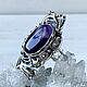  фиолетовый аметист серебро 925 пробы. Кольцо на весь палец. Shahinian Jewelry. Ярмарка Мастеров.  Фото №4