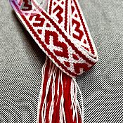 Русский стиль handmade. Livemaster - original item The flint is white and red. Handmade.
