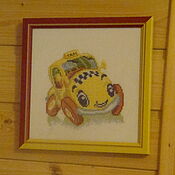 Картины и панно handmade. Livemaster - original item Taxi. Handmade.