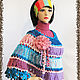 Rainbow crochet poncho. Ponchos. Knitted things. Online shopping on My Livemaster.  Фото №2