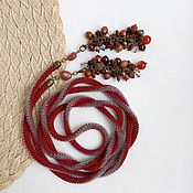 Украшения handmade. Livemaster - original item Lariat bead harness 