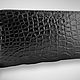 Заказать Портмоне на молнии из гладкой кожи крокодила Подари LUXE!. Подари LUXE!. Ярмарка Мастеров. . Кошельки Фото №3
