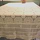 Order TABLECLOTHS: Tablecloth by knitting machine, with an ornament-circles. Vintage 60 g Ita. ANTIK. ART. ITALY. Livemaster. . Tablecloths Фото №3