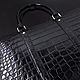 Сумка-папка из кожи крокодила IMA0776B4. Классическая сумка. CrocShop товары из экзотической кожи. Ярмарка Мастеров.  Фото №6
