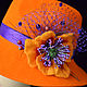 Fedora ' Orange'. Hats1. Novozhilova Hats. My Livemaster. Фото №5