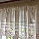 Curtains of linen ' Air pelmet'. Curtains1. Linen fantasy. My Livemaster. Фото №4