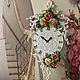 Винтаж: Часы настенные ручная работа. Часы винтажные. Татьяна Федун. Ярмарка Мастеров.  Фото №5