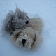 Crocheted puppy chapka-knitted toy. Stuffed Toys. Warm toys. My Livemaster. Фото №4