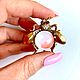 Винтаж: Серебряная винтажная брошь Trifari Sterling Муха jelly belly. Броши винтажные. Винтажная фея. Интернет-магазин Ярмарка Мастеров.  Фото №2
