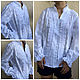 Cotton office blouse in boho style, with buttons and pockets. Blouses. PolMary. Online shopping on My Livemaster.  Фото №2