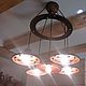 Ceramic chandelier with five lights. ' Soaring inspiration'. Chandeliers. Light Ceramics RUS (svetkeramika). My Livemaster. Фото №6