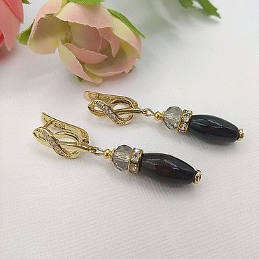 Украшения ручной работы. Ярмарка Мастеров - ручная работа Серьги агат. Handmade.