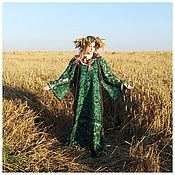 Одежда handmade. Livemaster - original item Dresses: Bereginya dress made of silk and wool. Handmade.