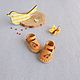 Shoes for Blythe with cherry (color -yellow), Clothes for dolls, Novosibirsk,  Фото №1