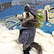 New Year's Wolf. Who wants a Christmas tree, guys?. Felted Toy. kovyazinat. My Livemaster. Фото №6