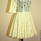 Bright lace dress. Dresses. Gleamnight bespoke atelier. Online shopping on My Livemaster.  Фото №2
