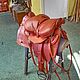 Set of Horse Cossack saddle in brown color. Saddles. Saddlery and blacksmith's yard. My Livemaster. Фото №4
