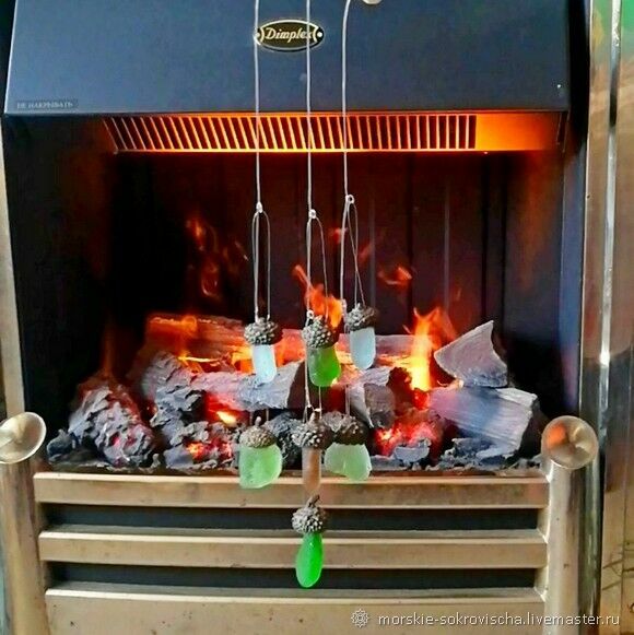 Декоративная композиция из морского стекла. Декор окна Милые подарки ...