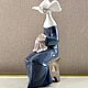 Винтаж: Lladro , статуэтка вышивальщица. Статуэтки винтажные. Ваши 'Винтажные штучки'. Интернет-магазин Ярмарка Мастеров.  Фото №2