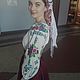 Order Women's shirt with embroidery. Embroidery 'Spring'. MARUSYA-KUZBASS (Marusya-Kuzbass). Livemaster. . Blouses Фото №3