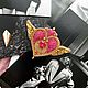 Red Brooch Space Heart Sailor Moon. Cosmic Heart Sailor Moon. Brooches. Only_you_byElena. My Livemaster. Фото №12
