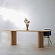 Заказать Дубовый овальный стол. Massiv Project - авторская мебель. Ярмарка Мастеров. . Столы Фото №3