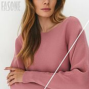 Одежда handmade. Livemaster - original item Jerseys: Pink women`s sweater 
