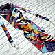Autumn tiger Tie'. Ties. Olga Myakotina 'Life in creativity'. Online shopping on My Livemaster.  Фото №2
