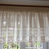 Для дома и интерьера handmade. Livemaster - original item Curtains of linen 