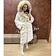 Шуба норковая Nafa с капюшоном из рыси. Шубы. Natali21Fur. Ярмарка Мастеров.  Фото №6