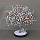 A tree made of river pearls 'Hearts'. Trees. World of creativity. My Livemaster. Фото №6