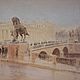 Painting with pastels - the Anichkov bridge, Pictures, St. Petersburg,  Фото №1