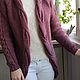 Заказать Кардиган вязаный с косами 42-44. Теплый мир     (knit.tm). Ярмарка Мастеров. . Кардиганы Фото №3