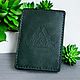 Картхолдер из натуральной кожи. Картхолдер. O.L.S'you Leather crafts. Ярмарка Мастеров.  Фото №4