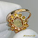 Ring 'Citrine - oval large' gold 585, citrines. VIDEO. Rings. MaksimJewelryStudio. My Livemaster. Фото №6