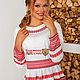 Beloslav's dress on red. Dresses. Slavyanskie uzory. Online shopping on My Livemaster.  Фото №2