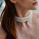 Чокер жемчужный , ожерелье из жемчуга , Свадебный чокер. Чокер. Si Wedding Accessories. Интернет-магазин Ярмарка Мастеров.  Фото №2