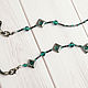 Order Copy of Copy of Beaded Keychain BK1460313. Kroshka Bijou. Livemaster. . Chain for glasses Фото №3