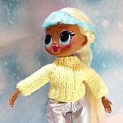 Куклы и игрушки handmade. Livemaster - original item Sweater for doll Lol omg. Handmade.