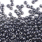 Материалы для творчества handmade. Livemaster - original item Toho Beads 11/0 81 Japanese Toho Beads Black Hematite 5 grams. Handmade.
