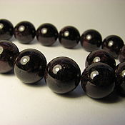 Материалы для творчества handmade. Livemaster - original item Garnet beads, natural 12mm. Handmade.