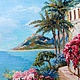 Картина маслом " А я хочу туда , где солнце. Cote D"Azur", Картины, Владивосток,  Фото №1