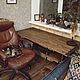 Заказать Стол из дерева в стиле лофт. WOOD LOFT (woodloftmsk). Ярмарка Мастеров. . Столы Фото №3