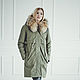 Fur Parka Coat, Parkas jacket, Moscow,  Фото №1